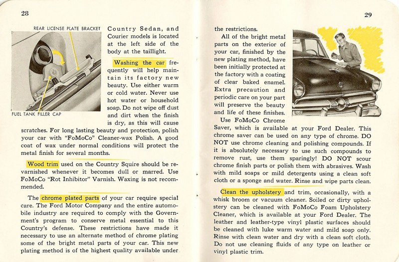 1953 Ford Owners Manual Page 6